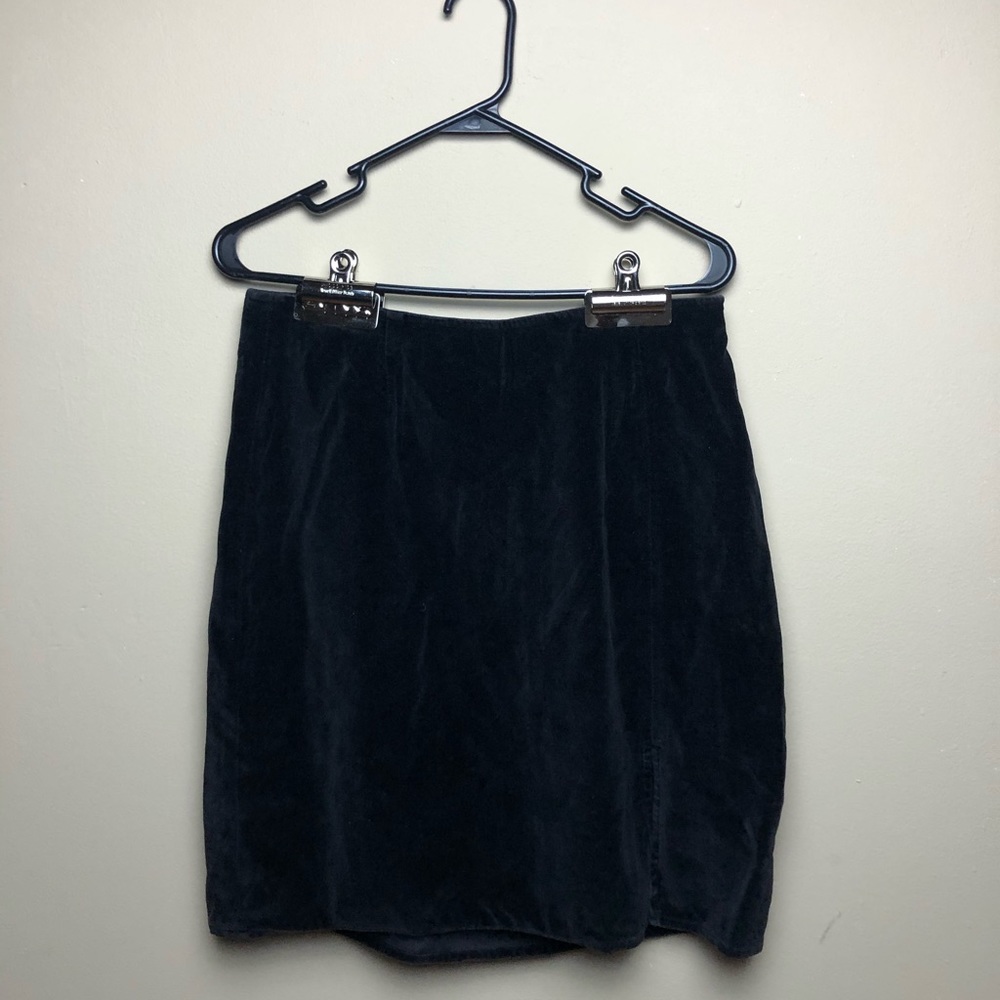 Vintage Calvin Klein velvet skirt